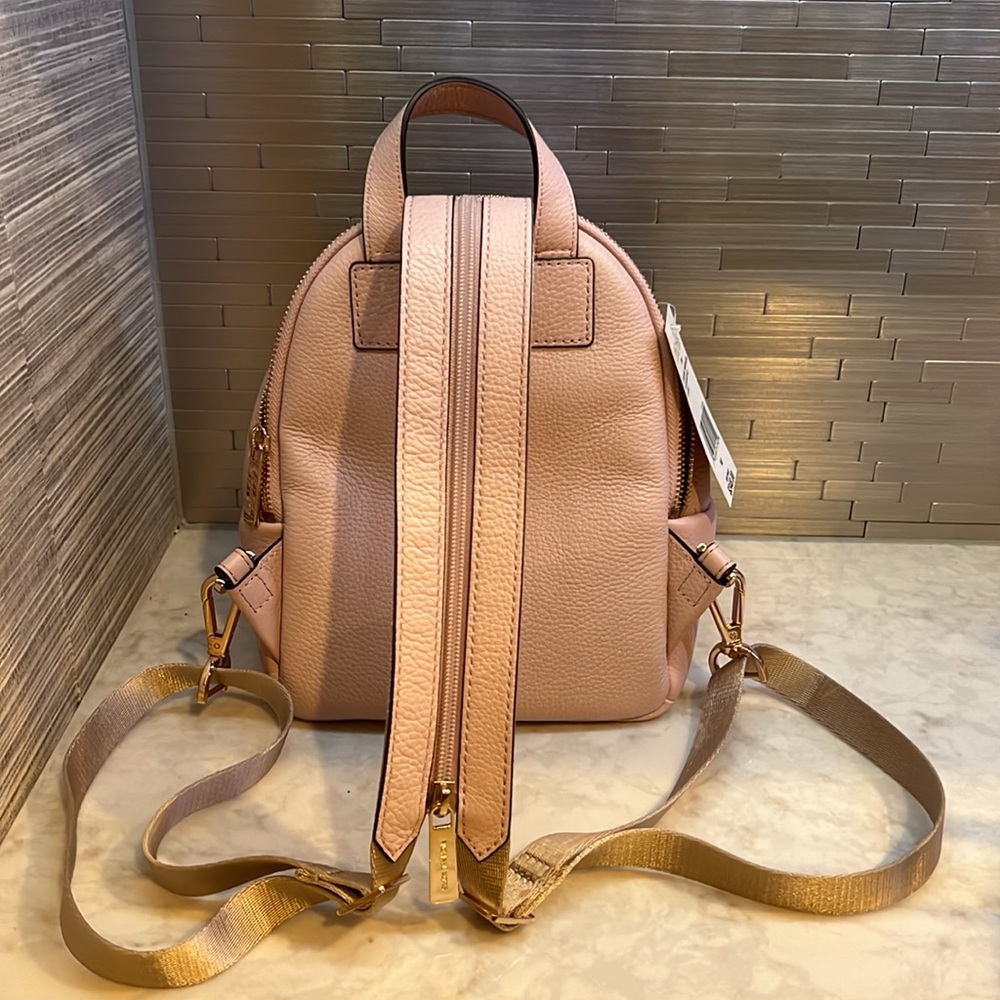 BRAND NEW micheal kors backpack in pink still with tags gold accents** - Picture 6 of 6